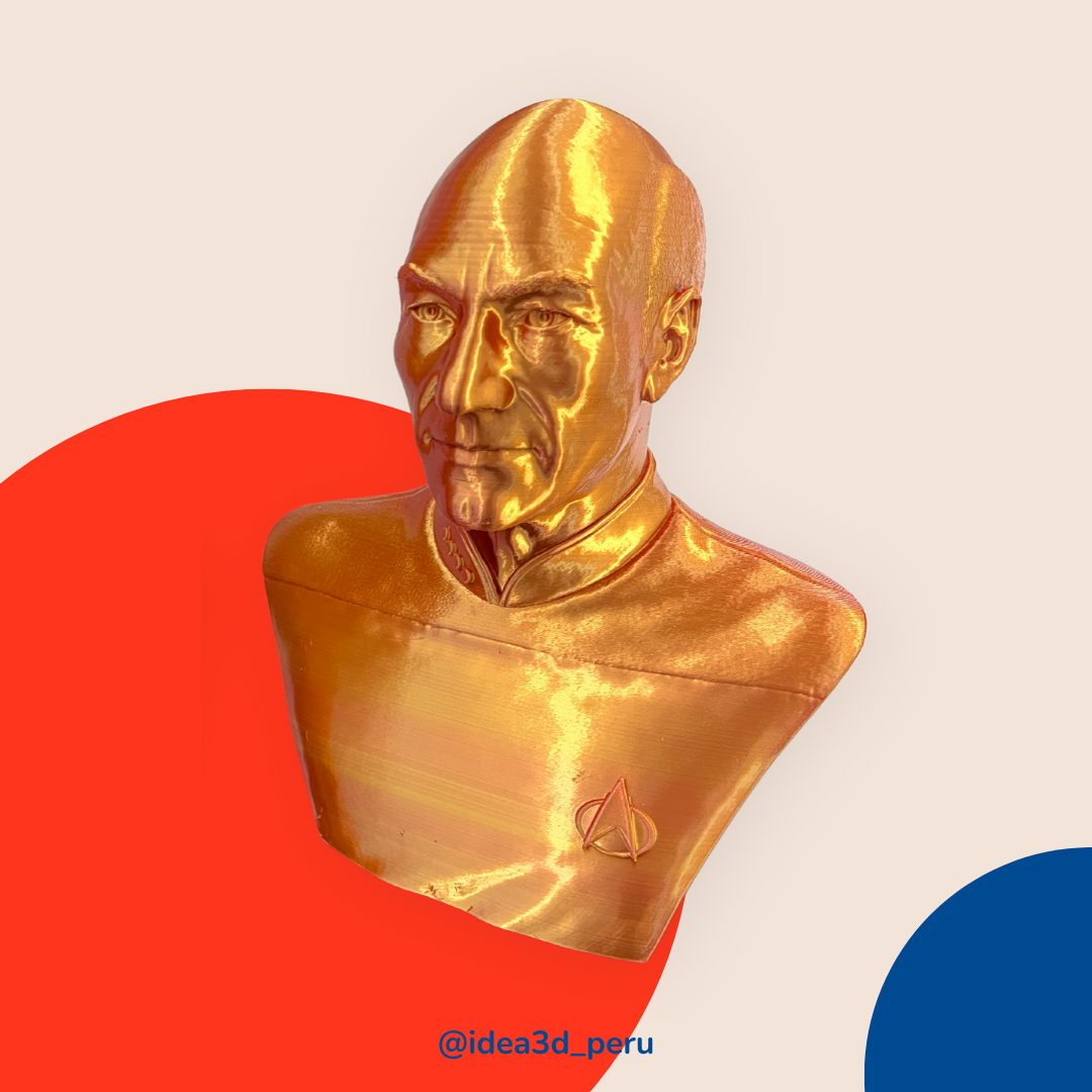 Busto Capitan Jean Luc Picard